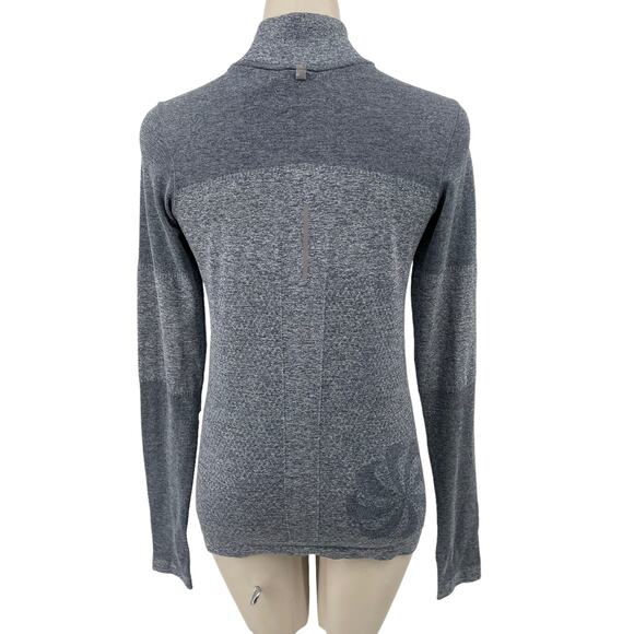 Nike Women's Dri-Fit Quarter Zip Pullover Blue Running Top Size Medium - Picture 3 of 11